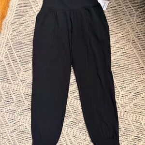Athleta Black Salutation Joggers